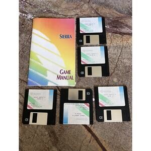 Space Quest V MS-DOS PC Floppy Disk Adventure Video Game